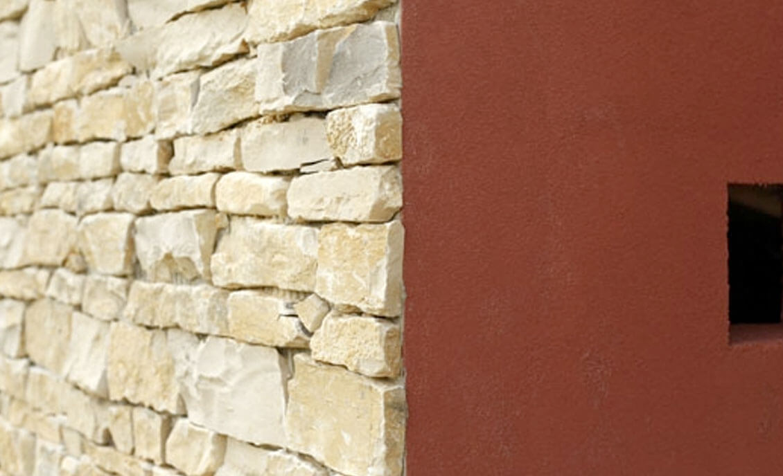 habillage de mur et parement mural en pierre de Bourgogne extraite de nos carrières à Molay (Yonne)