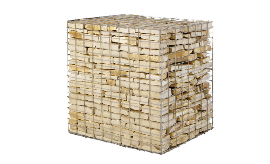 Gabion pierre éclatée