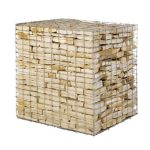 Gabion en pierre éclatée