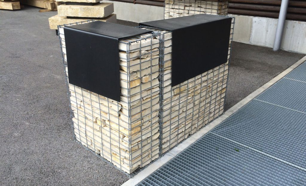 table bar en gabion