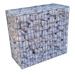 Gabion en concassé, pierre de Bourgogne issue de nos carrières de Molay (Yonne).