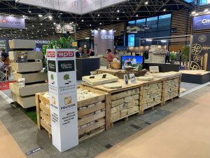 Stand de Pierre Mureuse de Bourgogne sur le Salon ROCALIA / PAYSALIA 2023 à Eurexpo Lyon