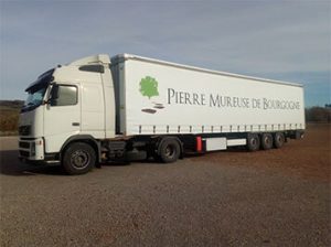 Transport et livraison des produits de Pierre Mureuse de Bourgogne