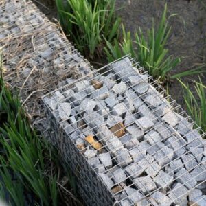 cloture-gabion-jardin Gabions dans un jardin : séparateur extérieur et clôture