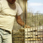fabrication gabion en pierre naturelle en Bourgogne