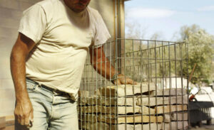 fabrication gabion en pierre naturelle en Bourgogne